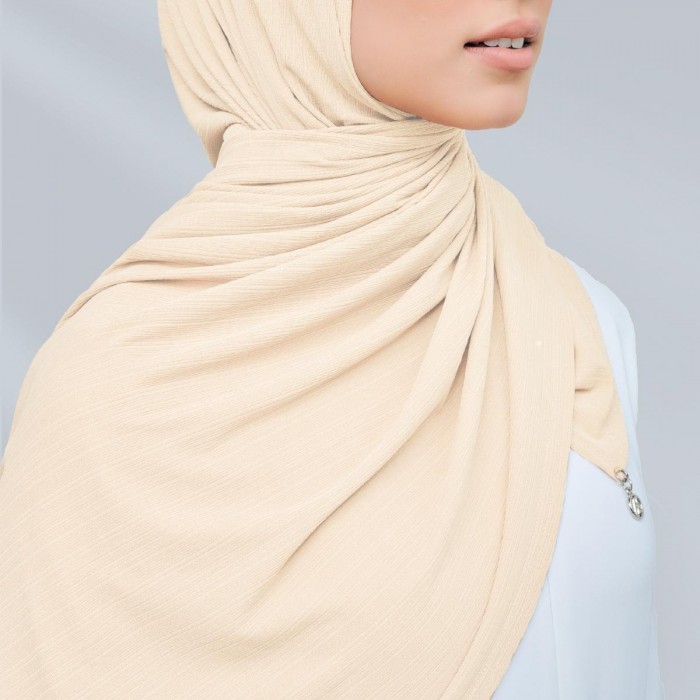 AZ CLAIRE RELAXED SHAWL IVORY