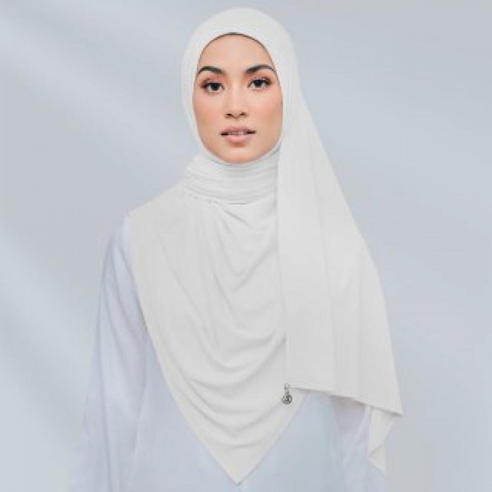 AZ CLAIRE RELAXED SHAWL WHITE